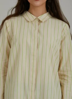 Long Shirt W. Thin Stripes