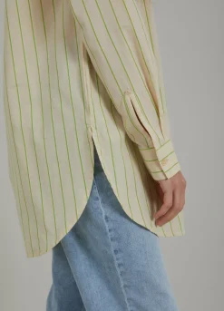 Long Shirt W. Thin Stripes