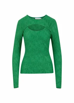 Long Sleeve T-Shirt With Structure