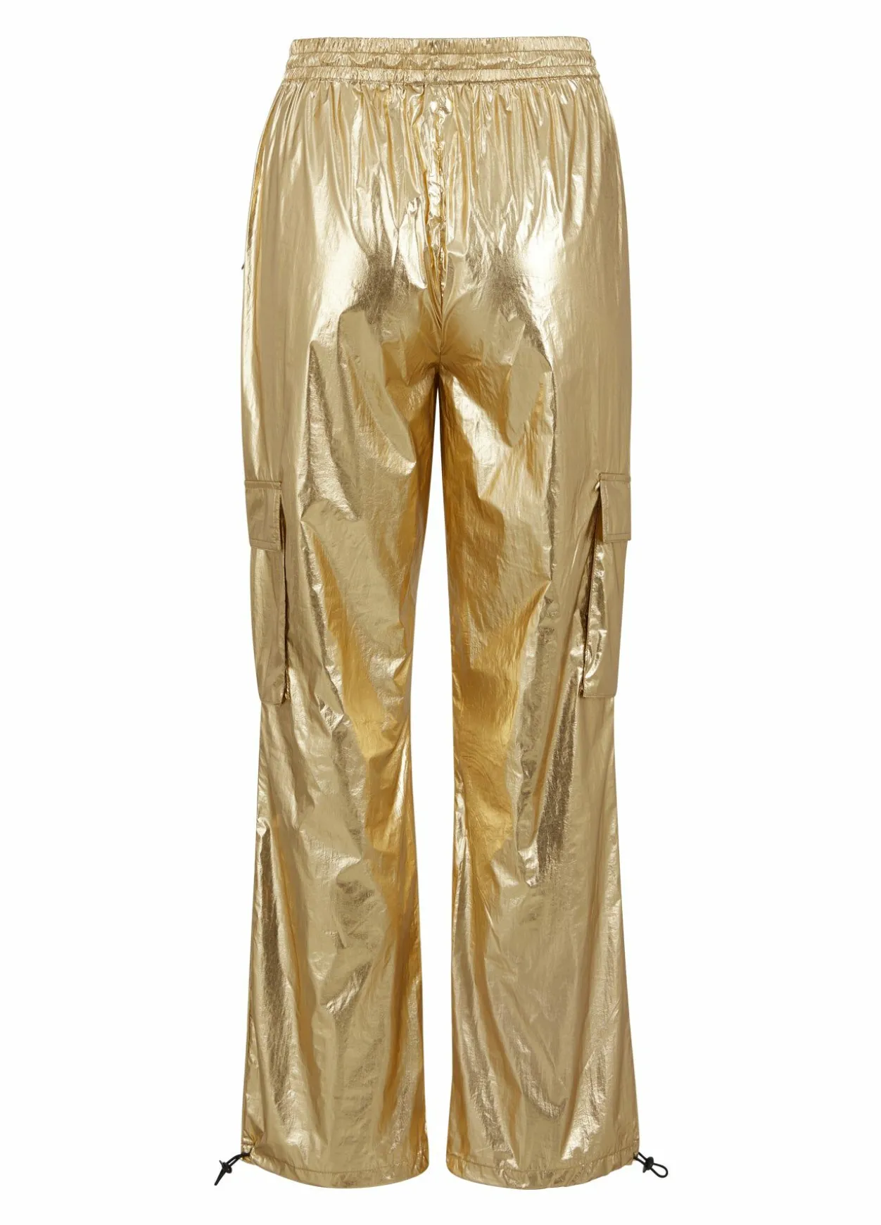 Metallic Cargo Pants