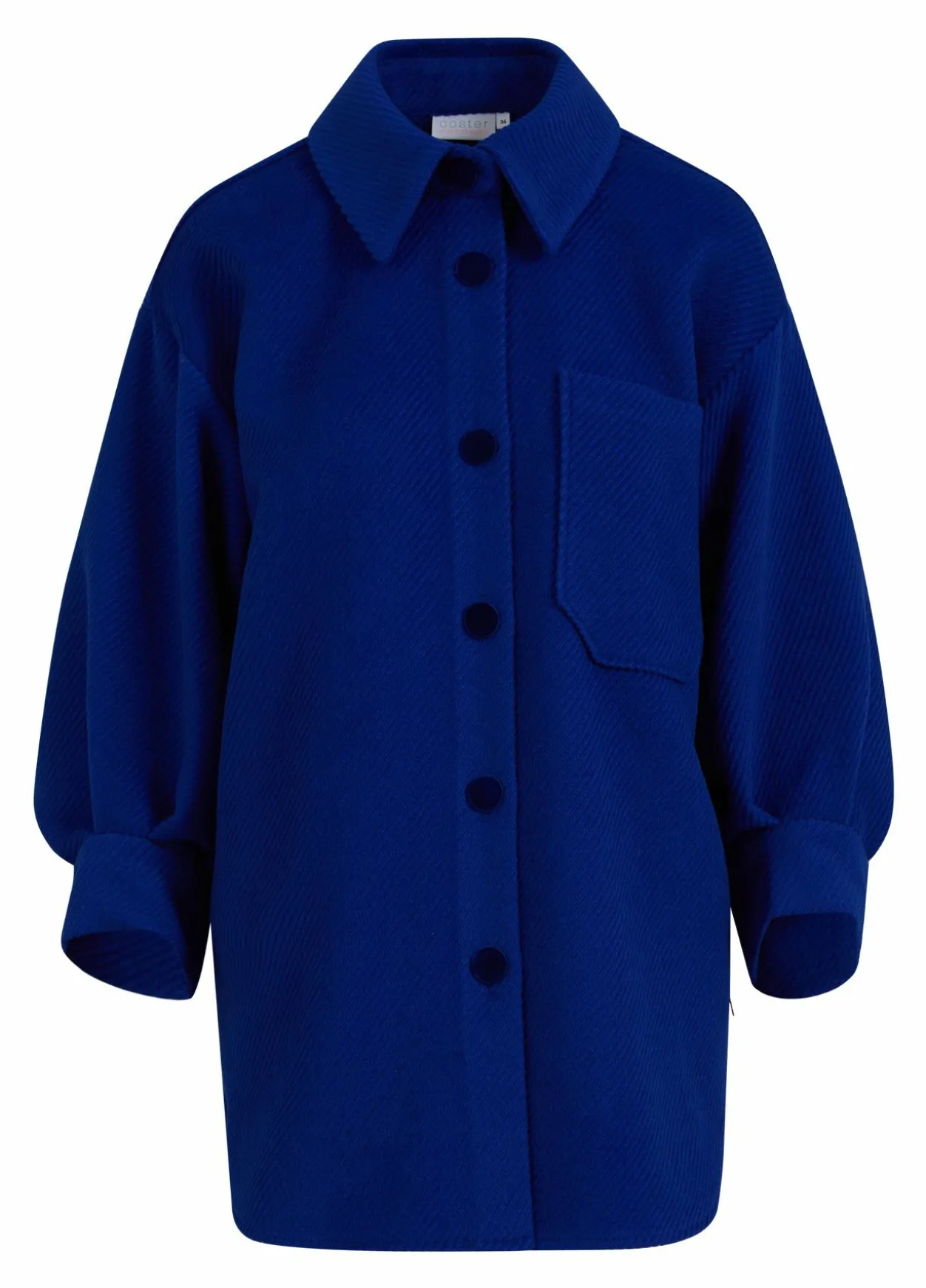 Overshirt With Puff Sleeves