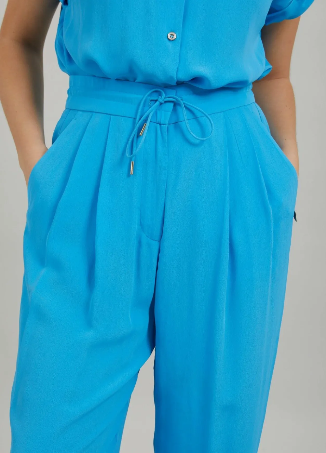 Pant W. Pleats In Acetate