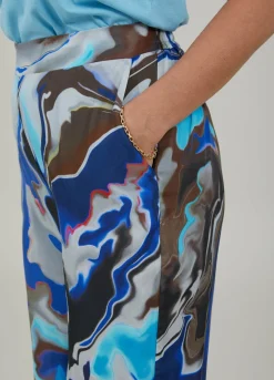 Pants In Flow Print