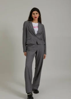 Pinstripe Trousers