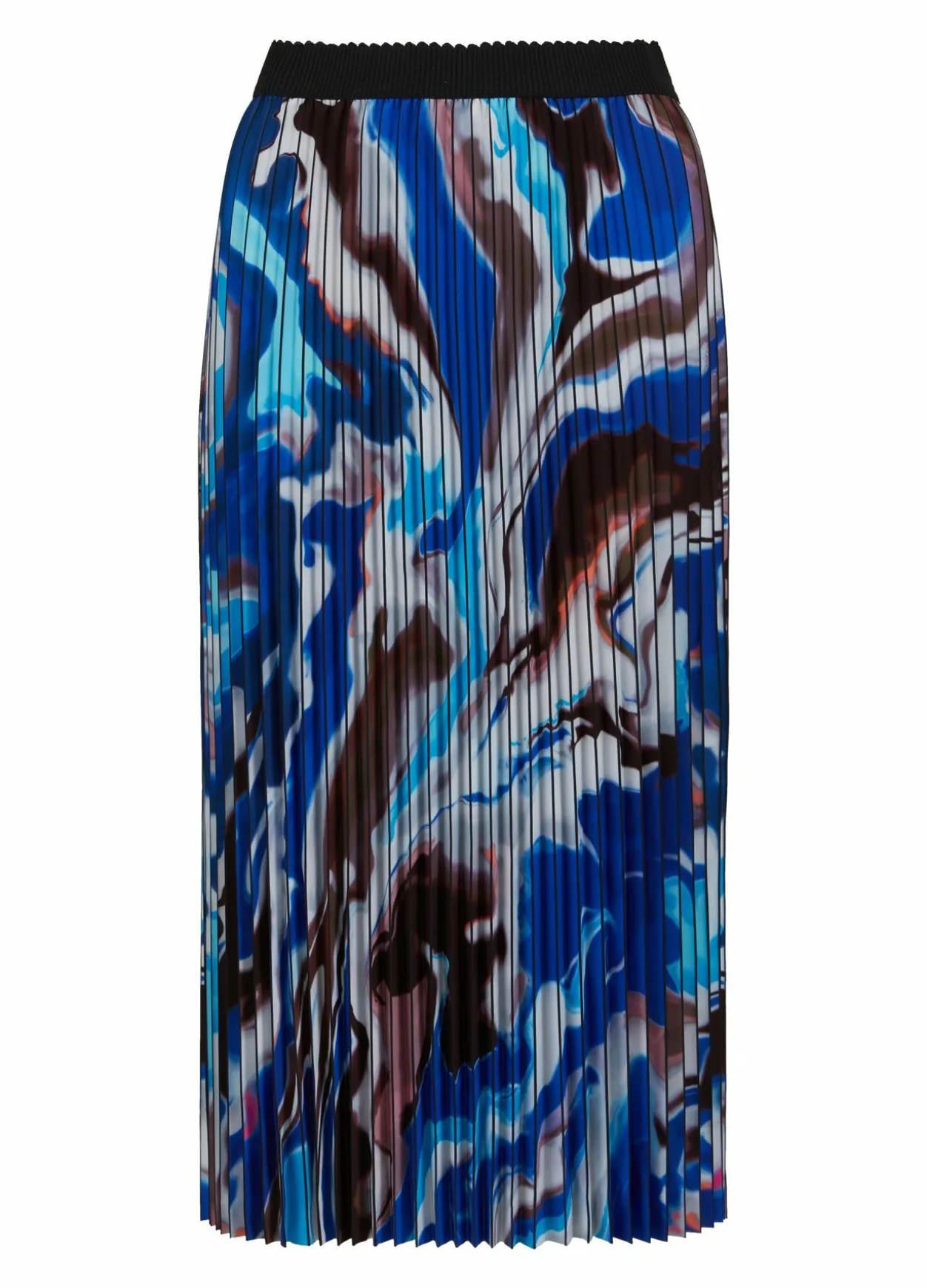 Plisse Skirt With Print