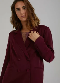 Relaxed Blazer W. Slit And Buttons