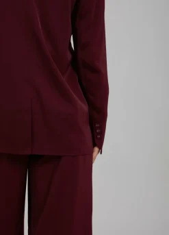 Relaxed Blazer W. Slit And Buttons