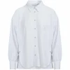Shirt W. Boxy Fit And Embroidery