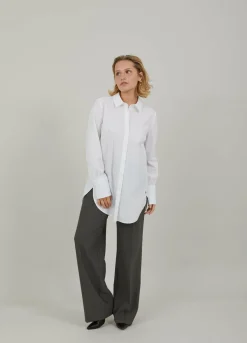 Shirt With Hidden Placket