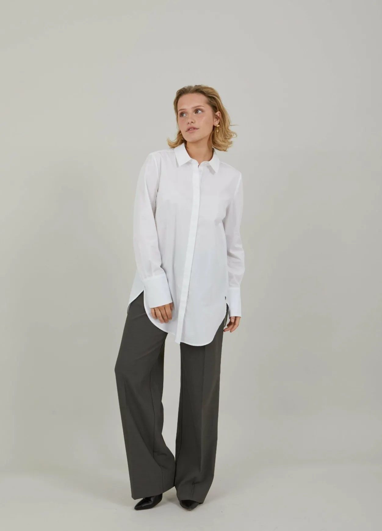 Shirt With Hidden Placket