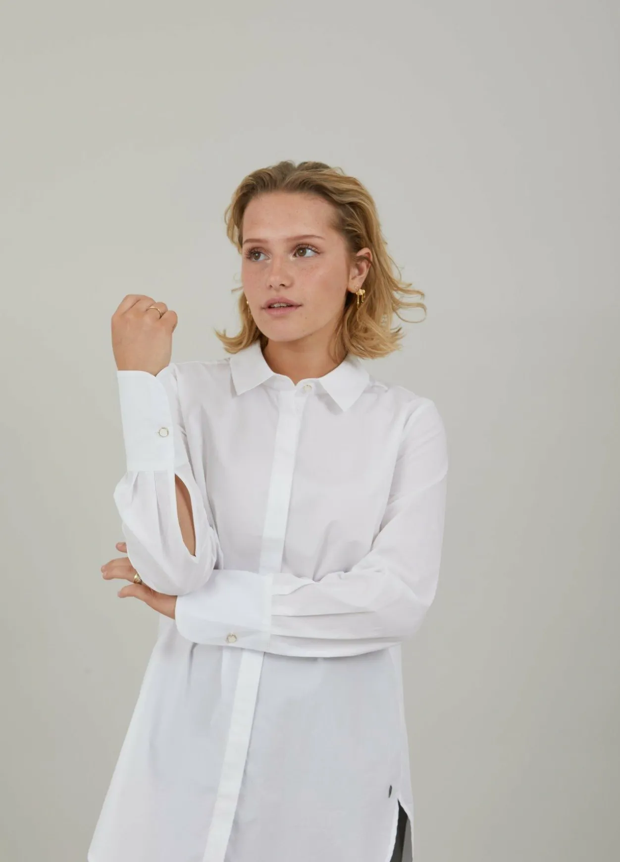 Shirt With Hidden Placket