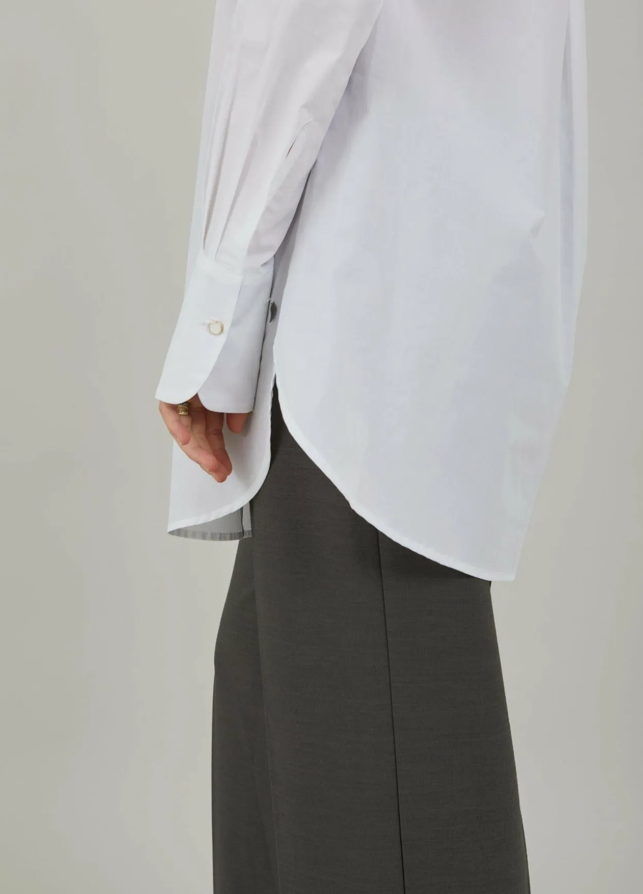 Shirt With Hidden Placket