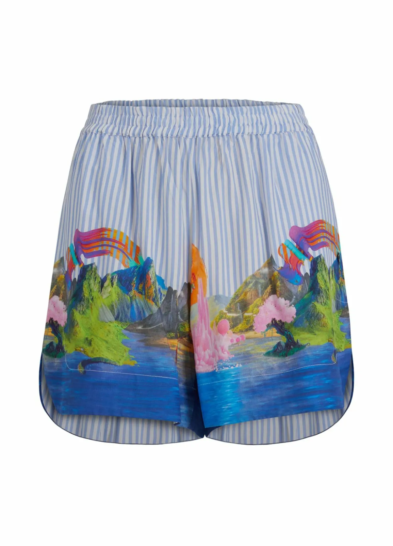Shorts W. Magic Island Print