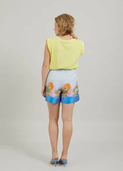 Shorts W. Magic Island Print
