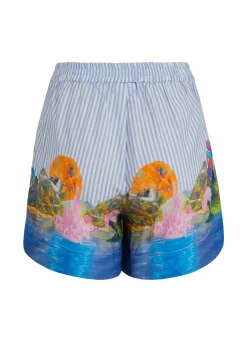 Shorts W. Magic Island Print