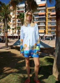 Shorts W. Magic Island Print