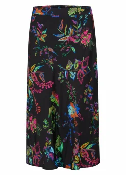 Skirt In Glowing Print