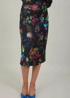 Skirt In Glowing Print