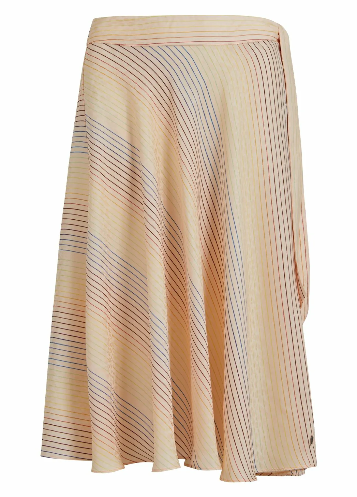 Skirt W. Rainbow Stripe Print