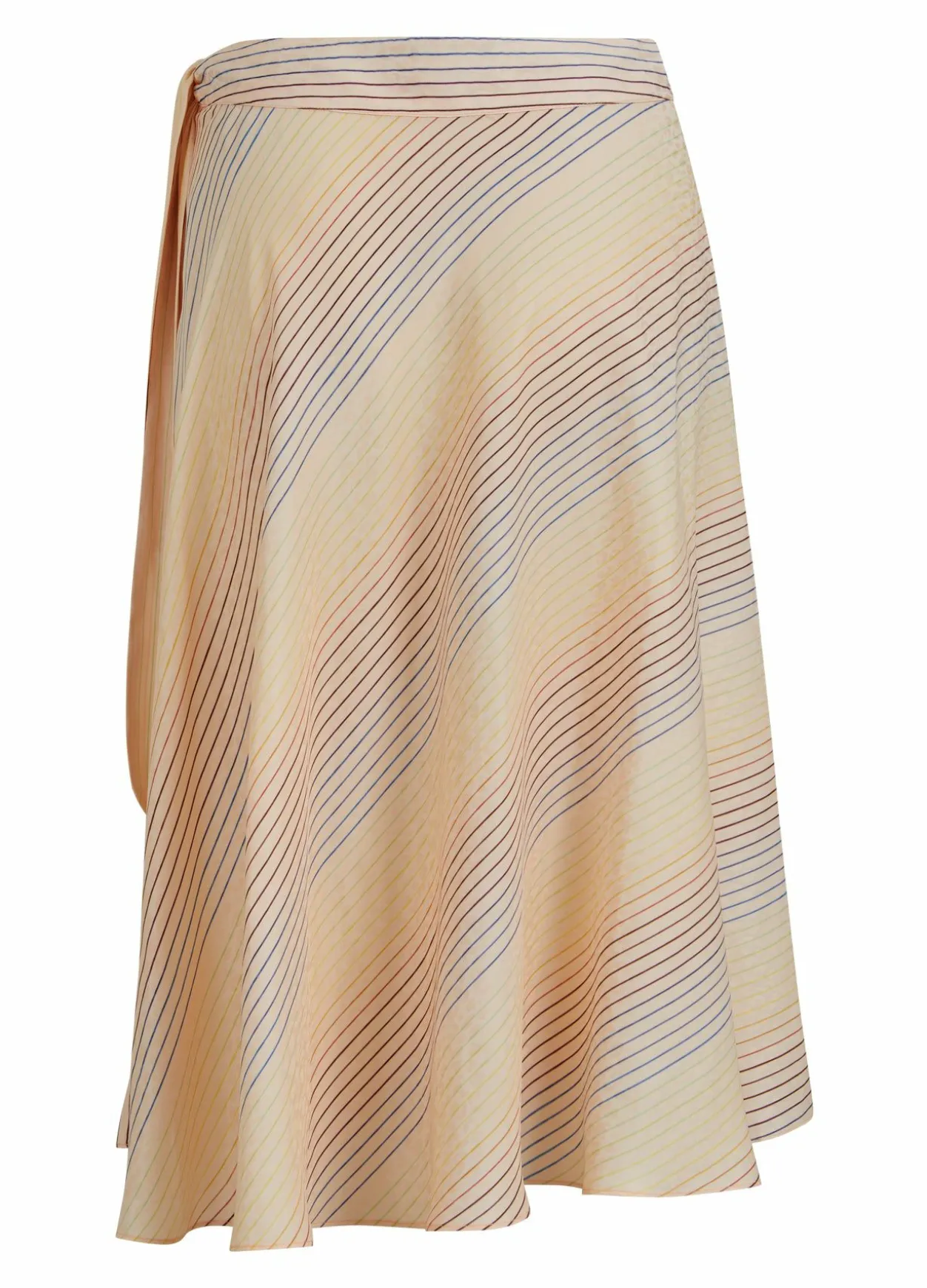 Skirt W. Rainbow Stripe Print
