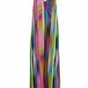 Slip Dress In Faded Stripe Print