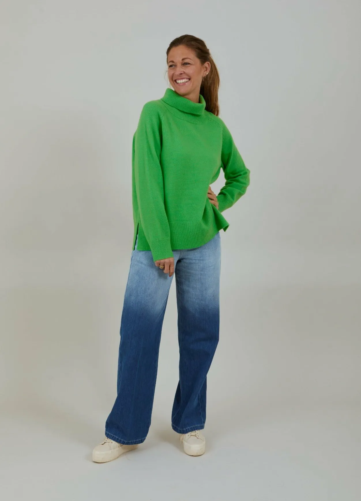 Sweater With High Neck