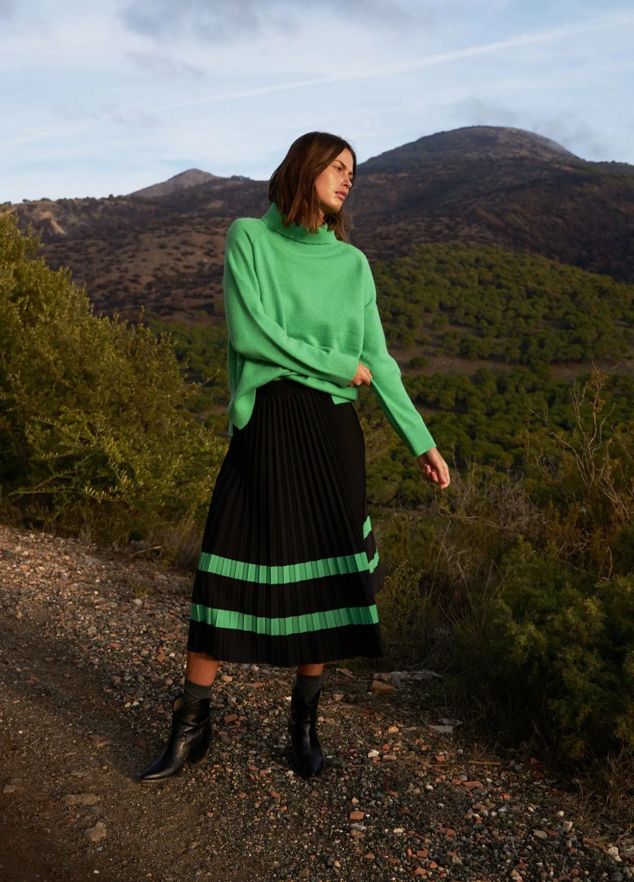 Sweater With High Neck