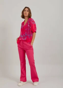 Top In Feather Bloom Print