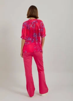 Top In Feather Bloom Print