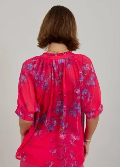 Top In Feather Bloom Print
