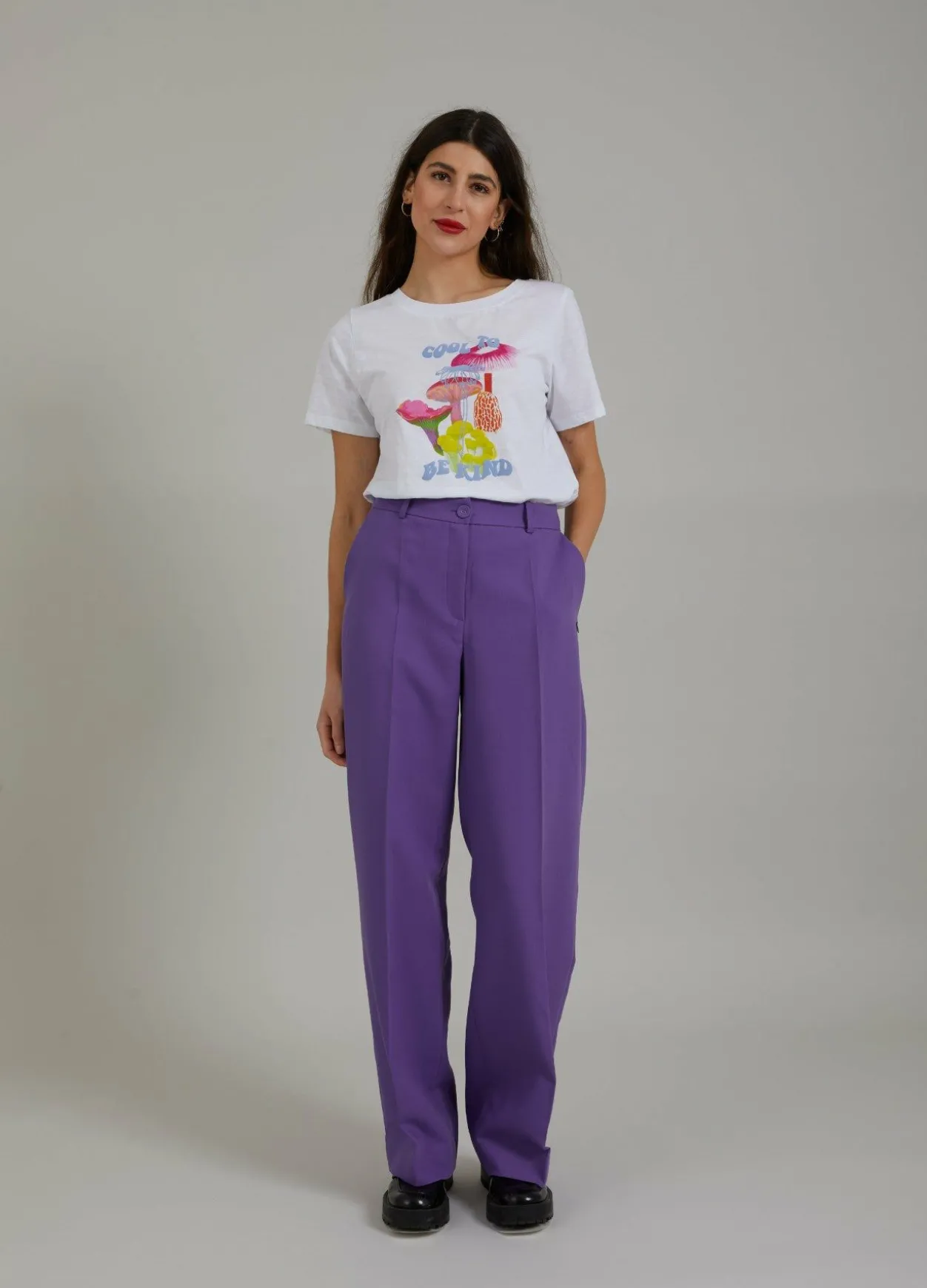Trousers W. Wide Legs
