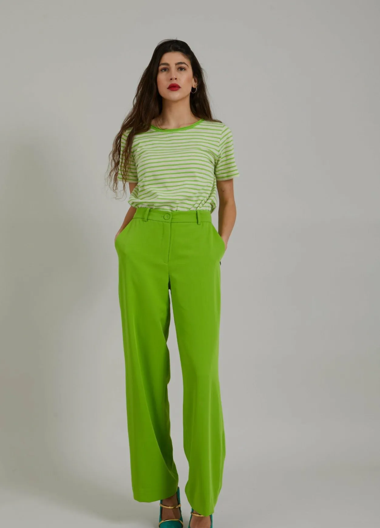 Trousers W. Wide Legs