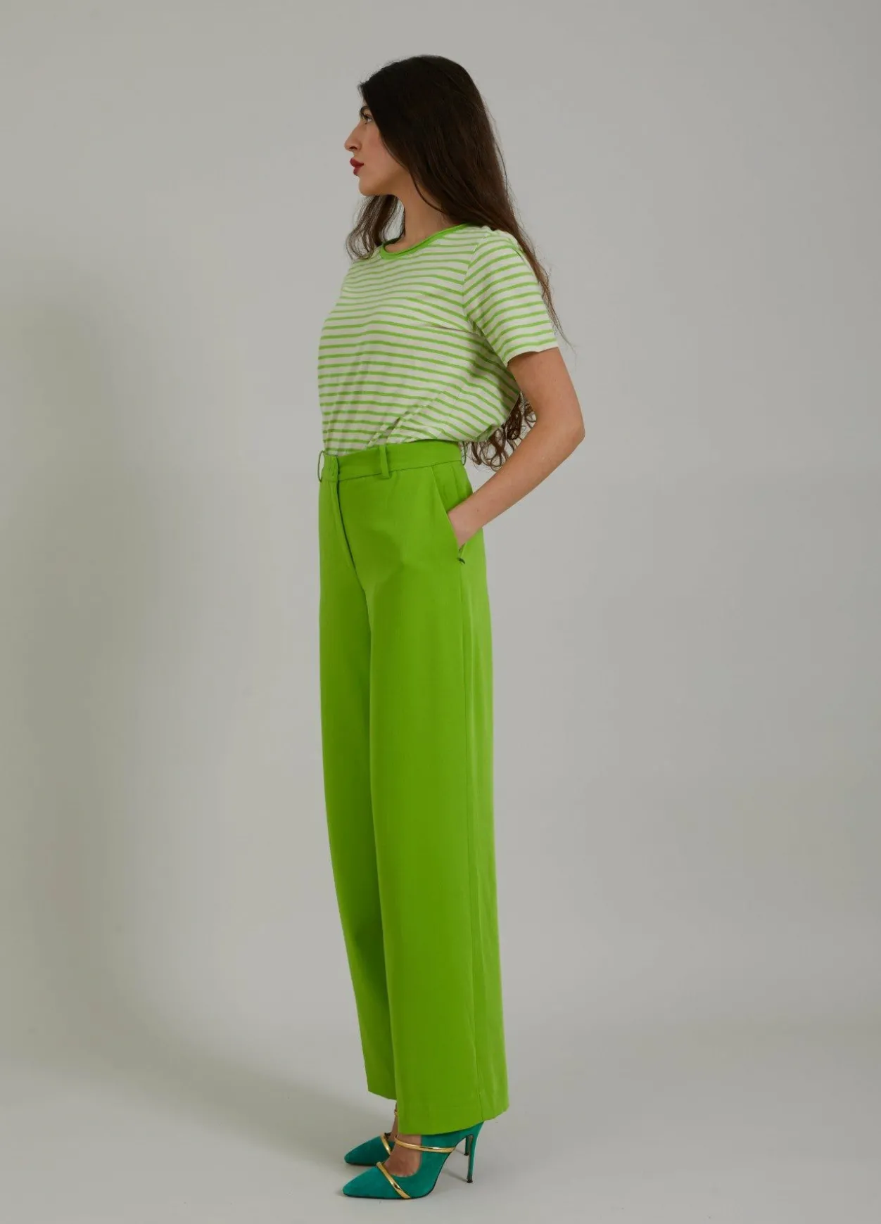 Trousers W. Wide Legs