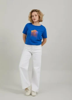 T-Shirt W. Cloud Print