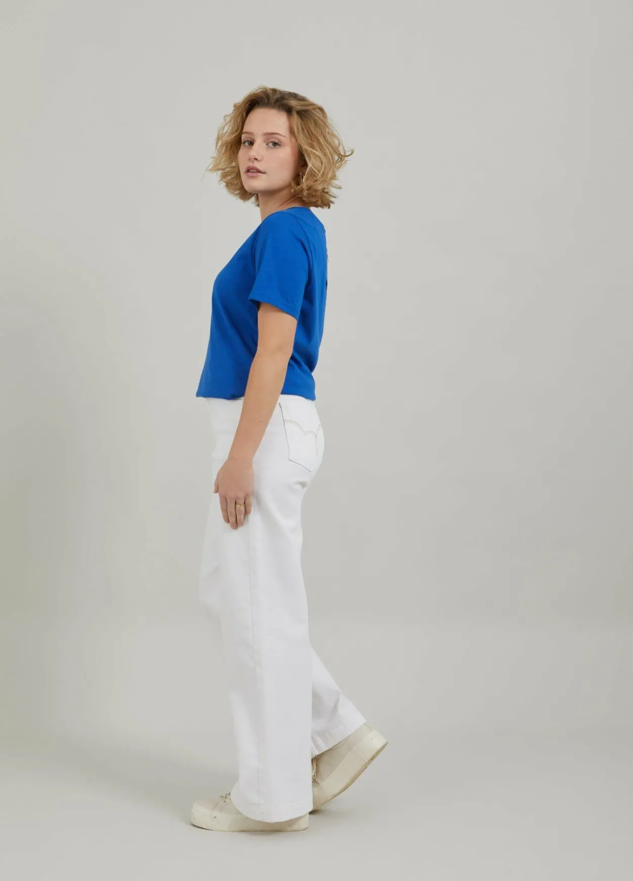 T-Shirt W. Cloud Print