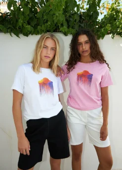 T-Shirt W. Cloud Print