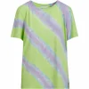 T-Shirt W. Dip Dye Print