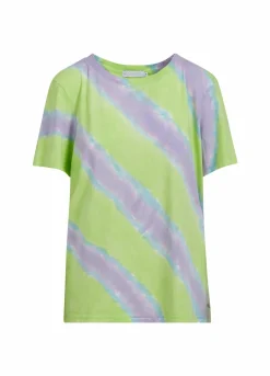 T-Shirt W. Dip Dye Print
