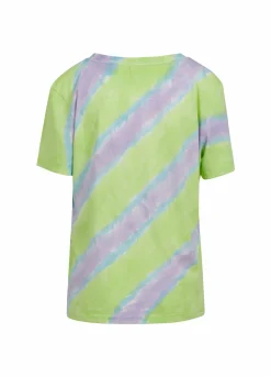 T-Shirt W. Dip Dye Print