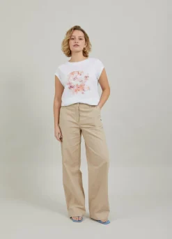 T-Shirt W. Feather Print