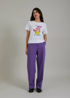 T-Shirt W. Mushroom Print