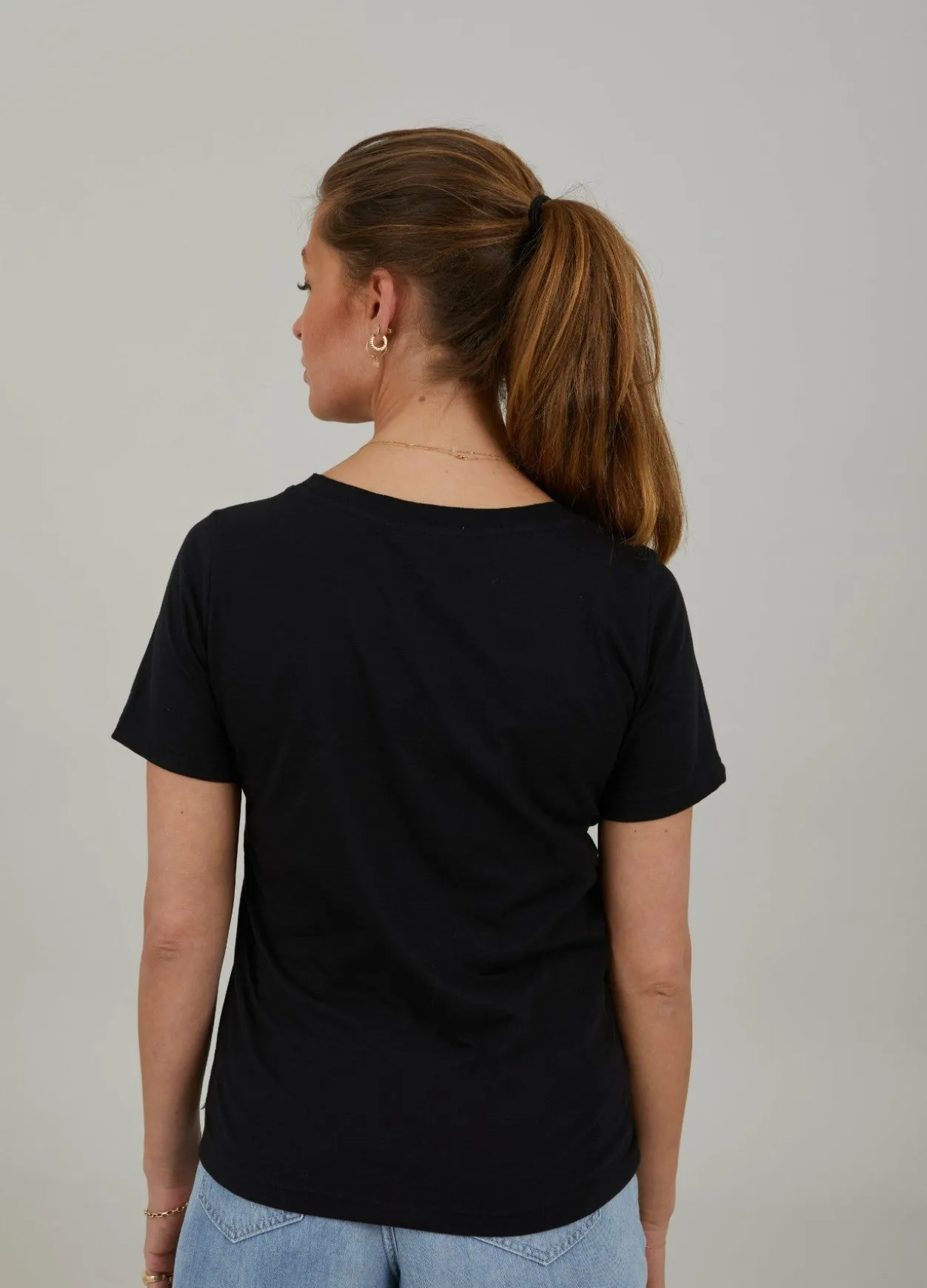 T-Shirt With Heart Lips Print