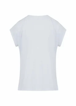 T-Shirt With Heart Lips Print