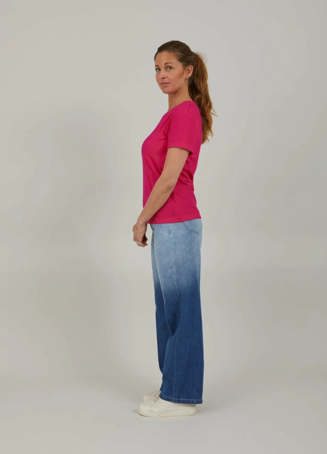 T-Shirt With Pleats